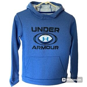Under Armour Pullover Hoodie Loose Fit Sweatshirt Unisex Youth M EUC